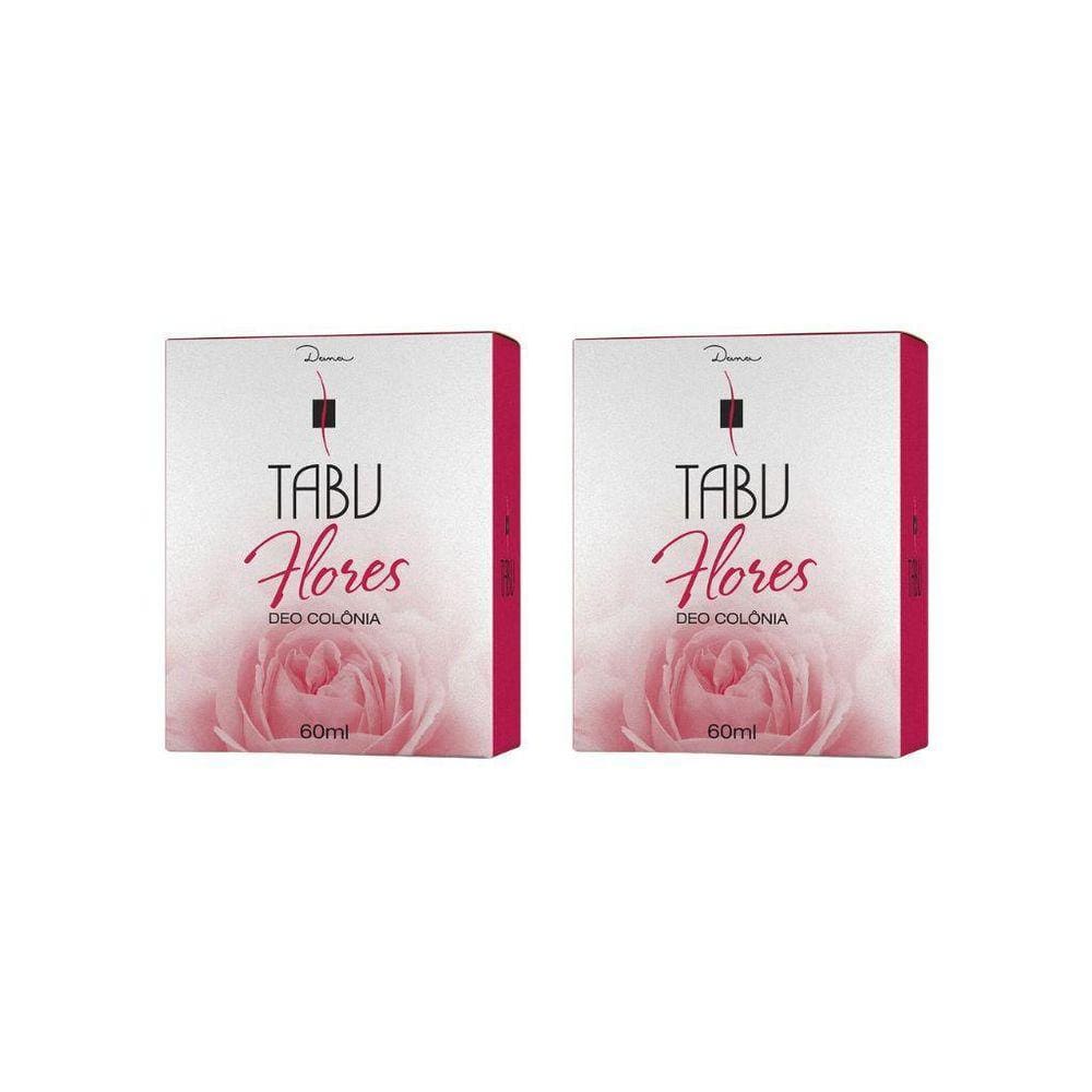 Colonia Tabu 60Ml Flores - Kit Com 2Un