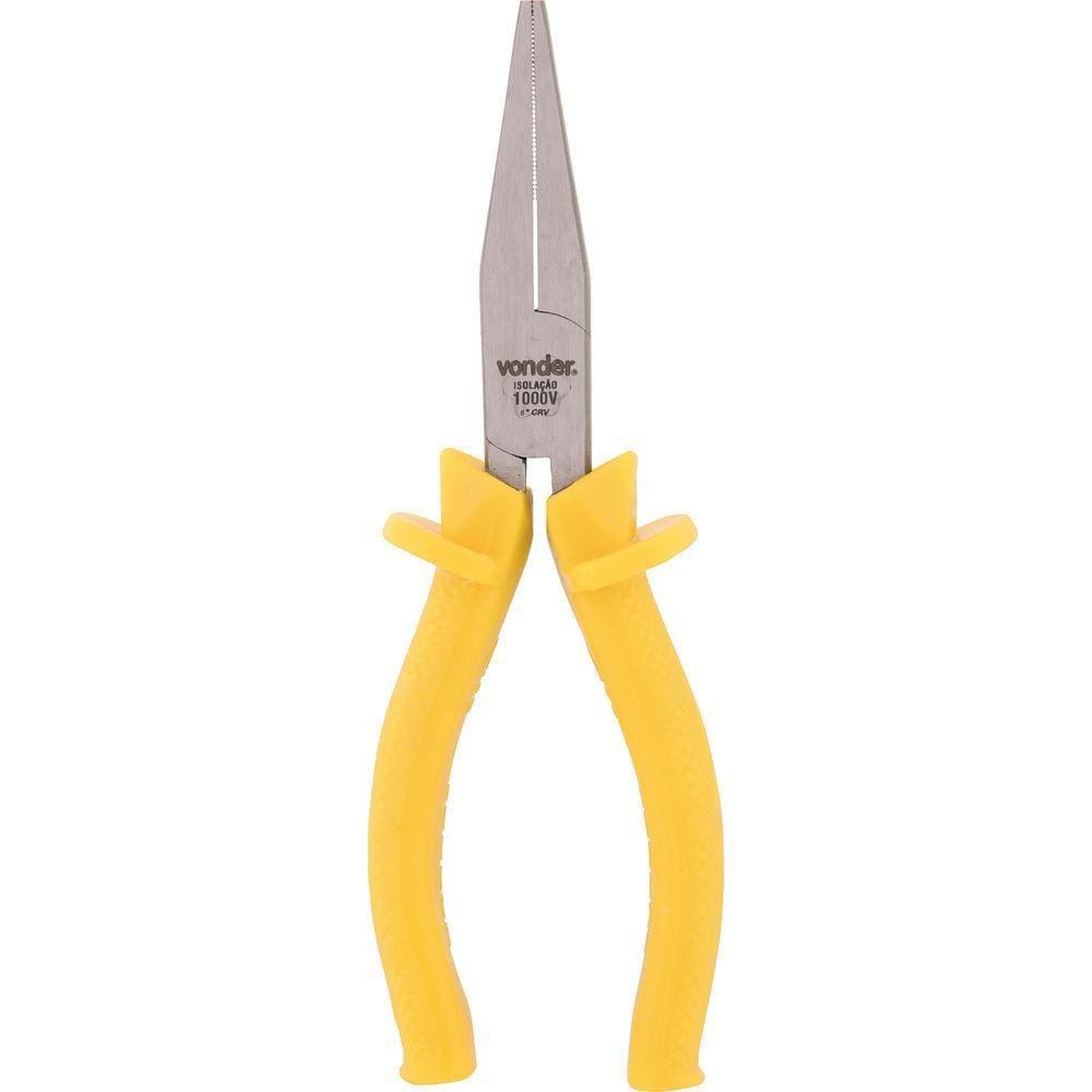 Alicate bico chato 6” cromo vanádio isolado 1000v Vonder
