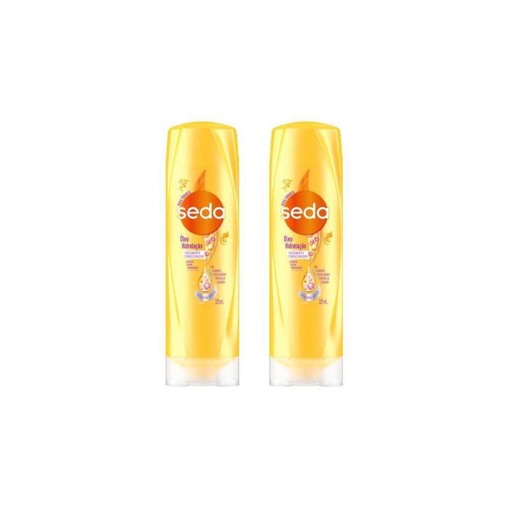 Condicionador Seda 325Ml Oleo Hidratação-Kit C/2Un