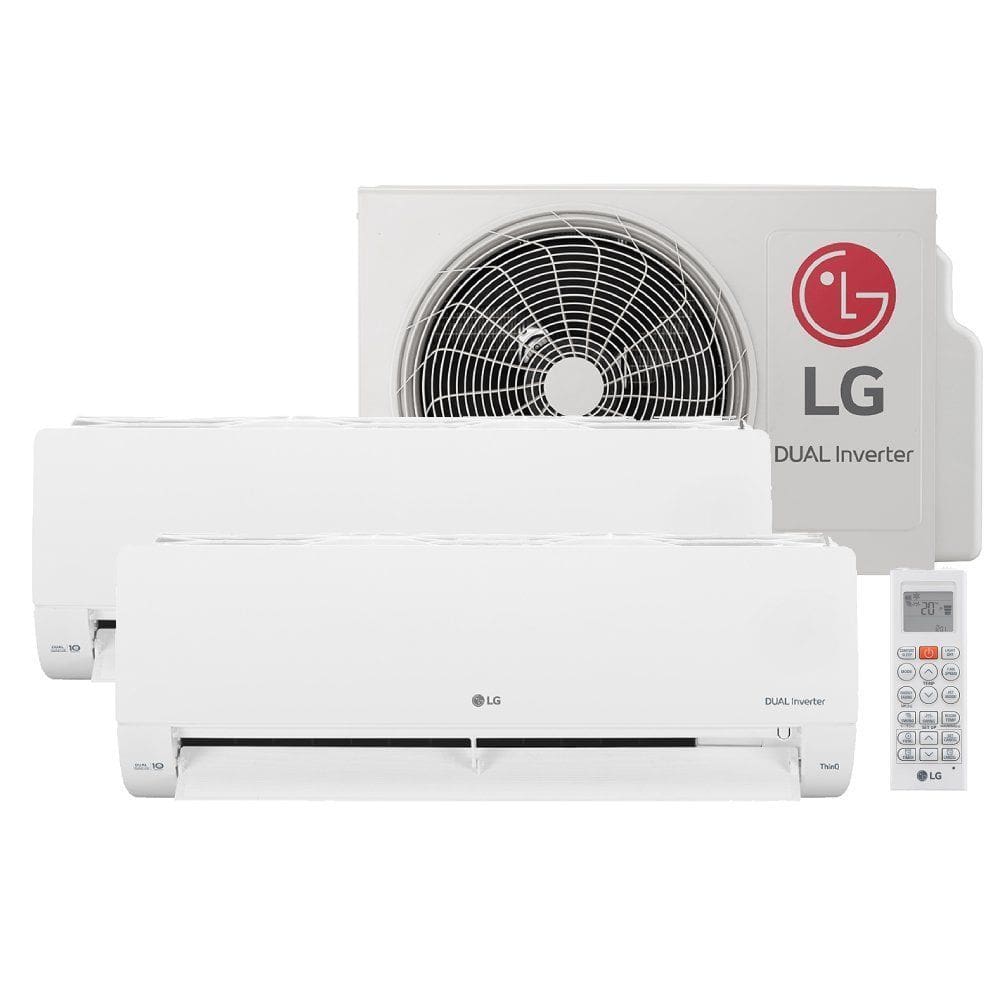 Ar Condicionado Bi-Split LG Dual Inverter Voice +IA Frio 16000 BTUs 2x9000 220V S32Q16UAGA0