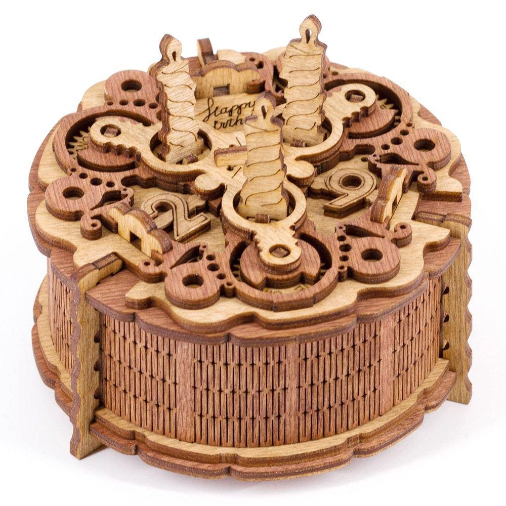 Caixa de presente de quebra-cabeça IDventure Birthday Cake Treasure Box