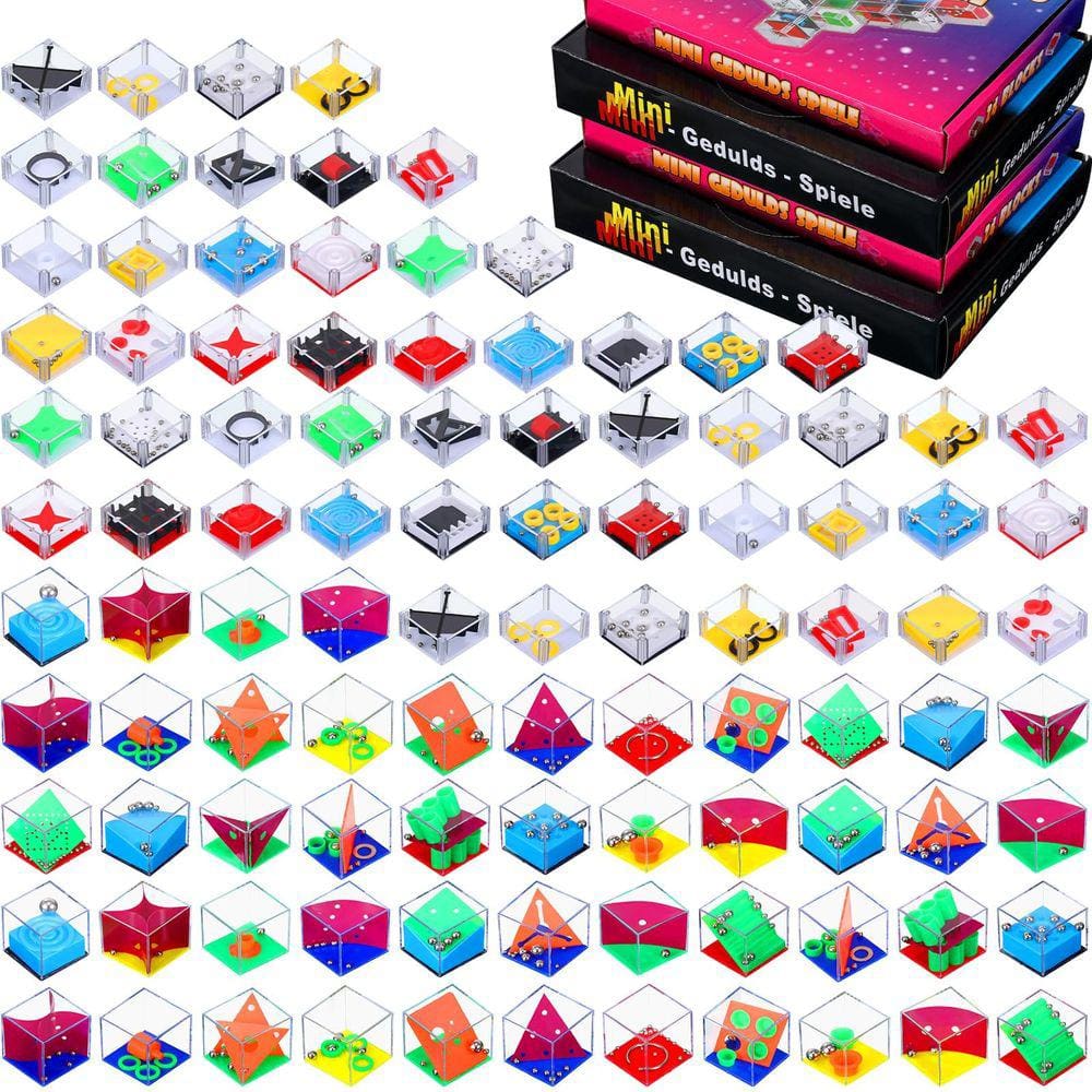 Cubos de quebra-cabeça Lenwen Brain Teaser 3D Ball Maze 96 peças