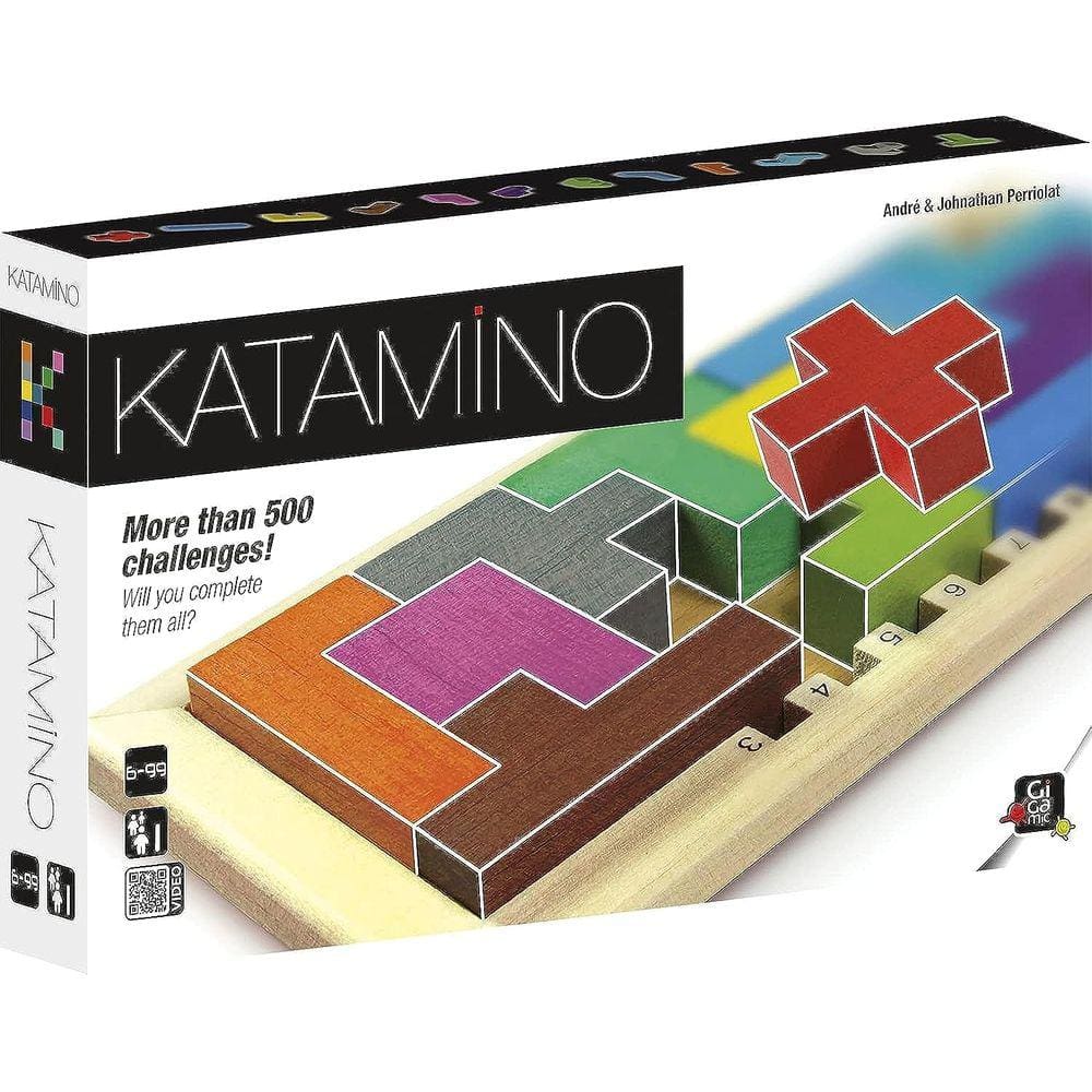 Jogo de quebra-cabeça Katamino para crianças e famílias com mais de 6 anos