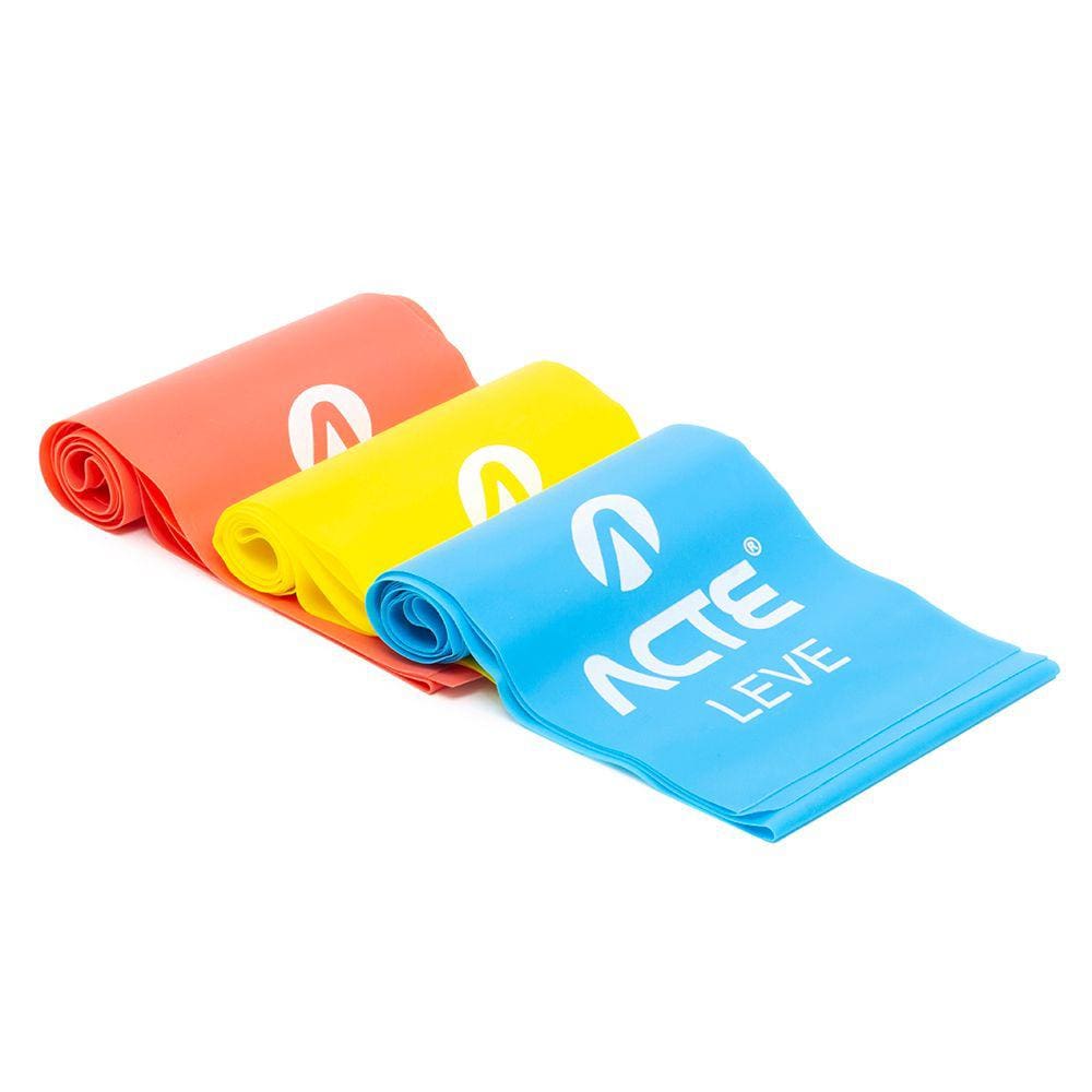 Exercitador Elástico Kit Látex Band T13 - Acte Sports