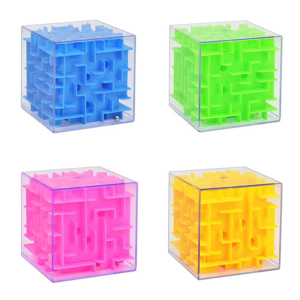 Maze Puzzle Box Vanknono para adolescentes e adultos, 4 peças