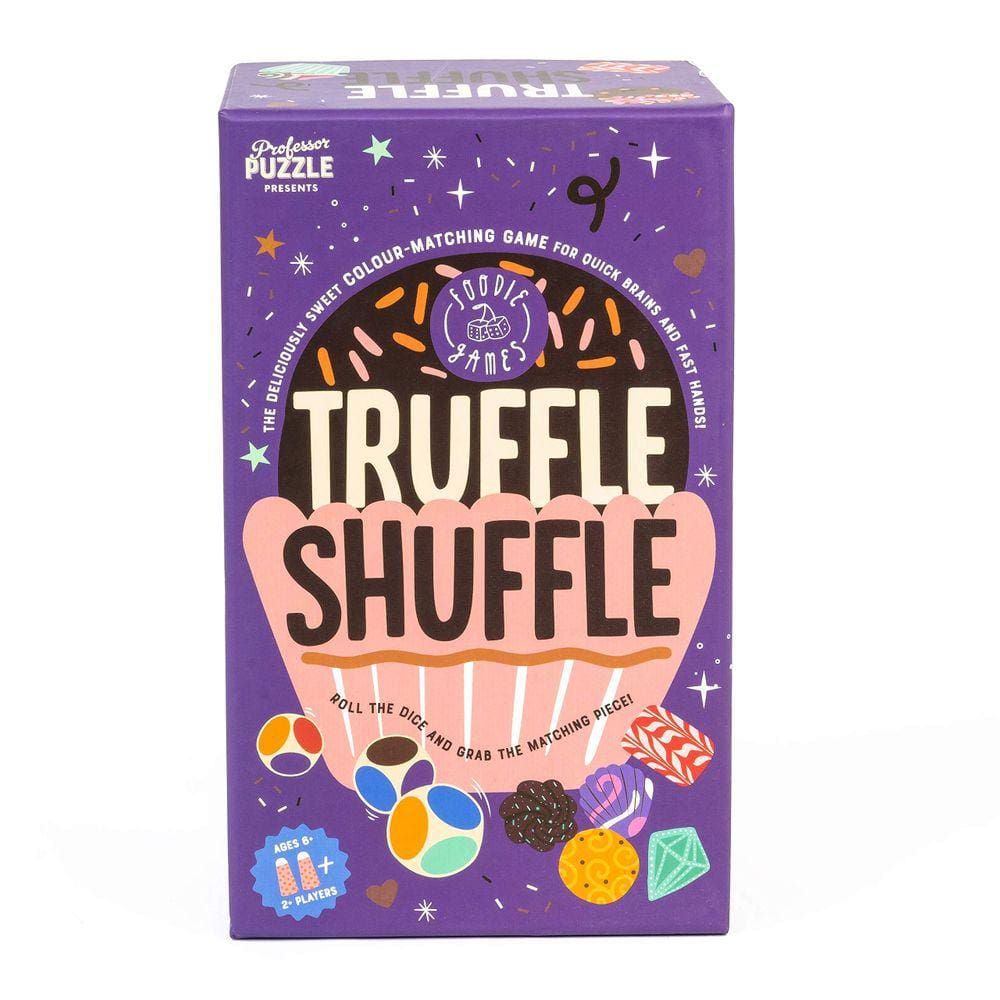 Party Game Professor PUZZLE Truffle Shuffle com 3 dados e 41 T