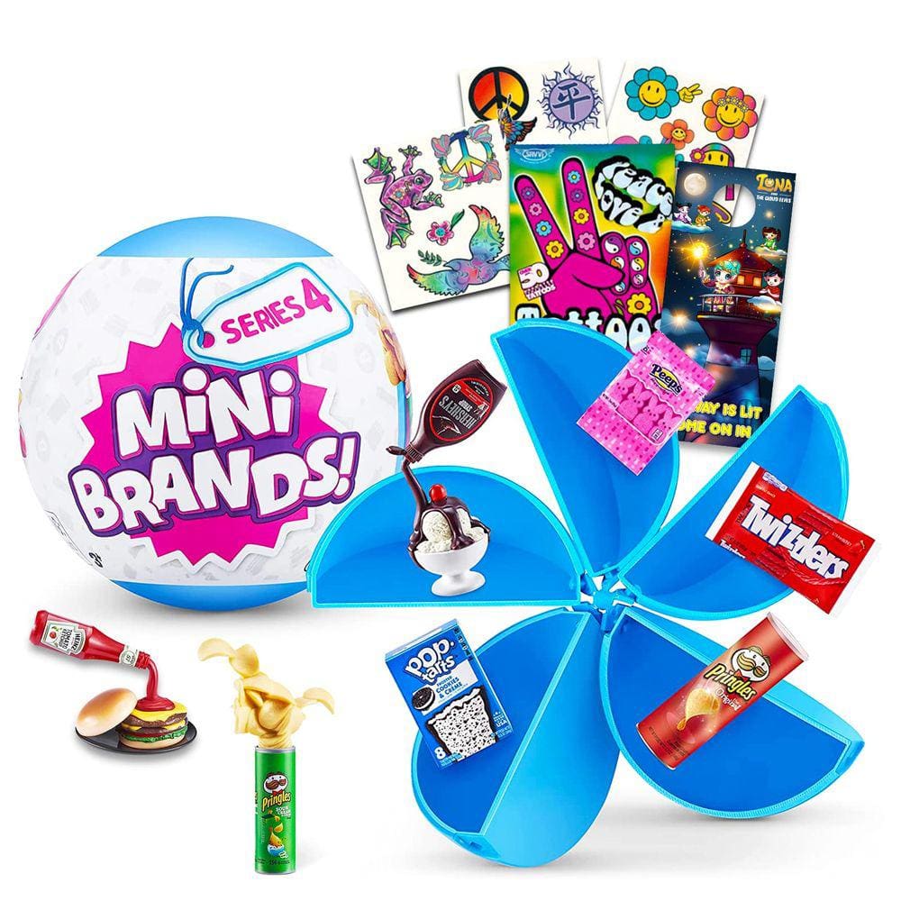 Conjunto Toy Game Party Zuru 5 Surprise Mini Brands Série 4