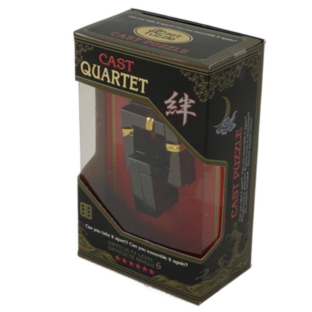 Quebra-cabeça Brain Teaser Hanayama QUARTET Cast Metal