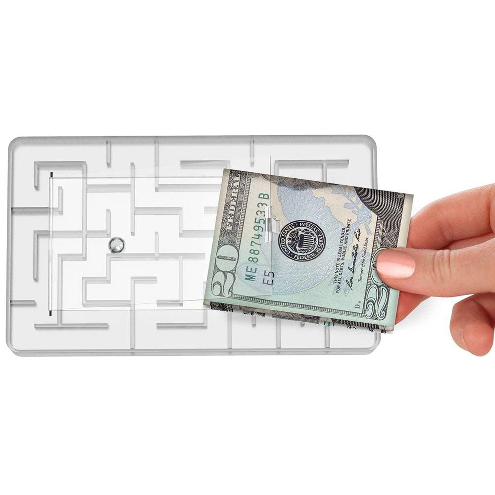 Porta-presentes Puzzle Box Tech Tools Money Maze para dinheiro