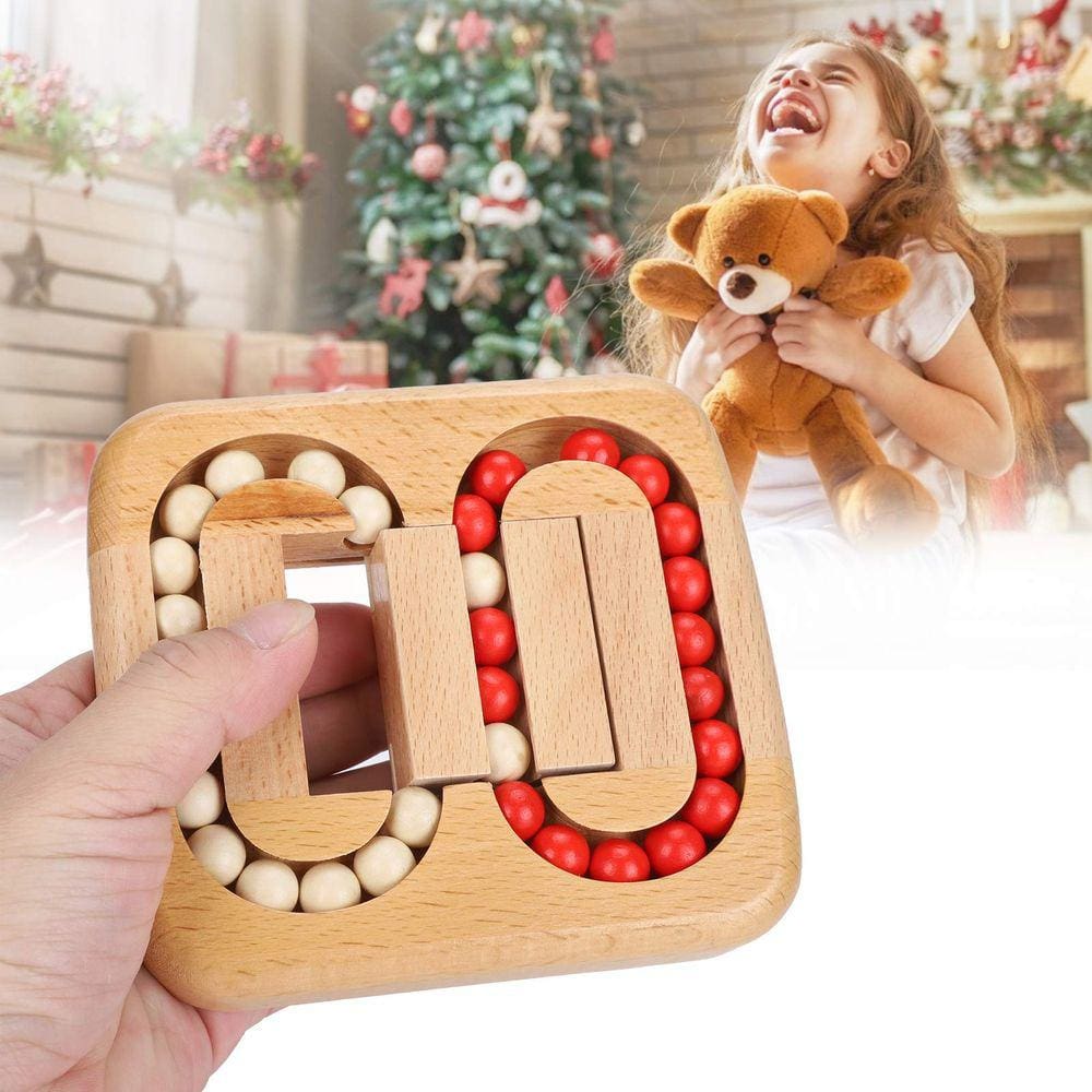 Jogo de labirinto de madeira Zerodis Maze Racers Luban Lock