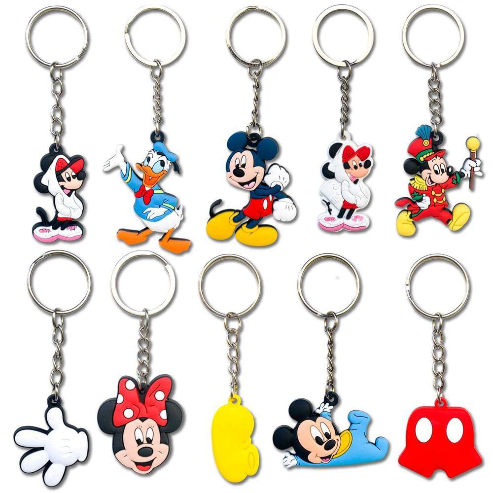 Chaveiro de silicone Purifyo Cartoon para criança, menino e menina (10 unidades)