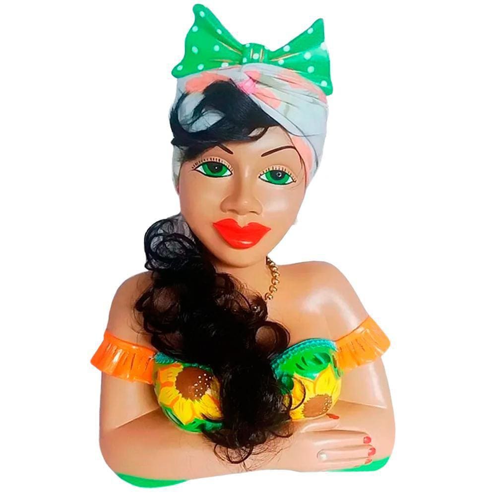 Boneca Namoradeira Cabelo Escuro Com Laço Brasileirinha