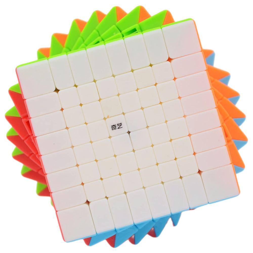 Cubo de quebra-cabeça Speed Magic Bukefuno QY 8x8 sem adesivo 2021