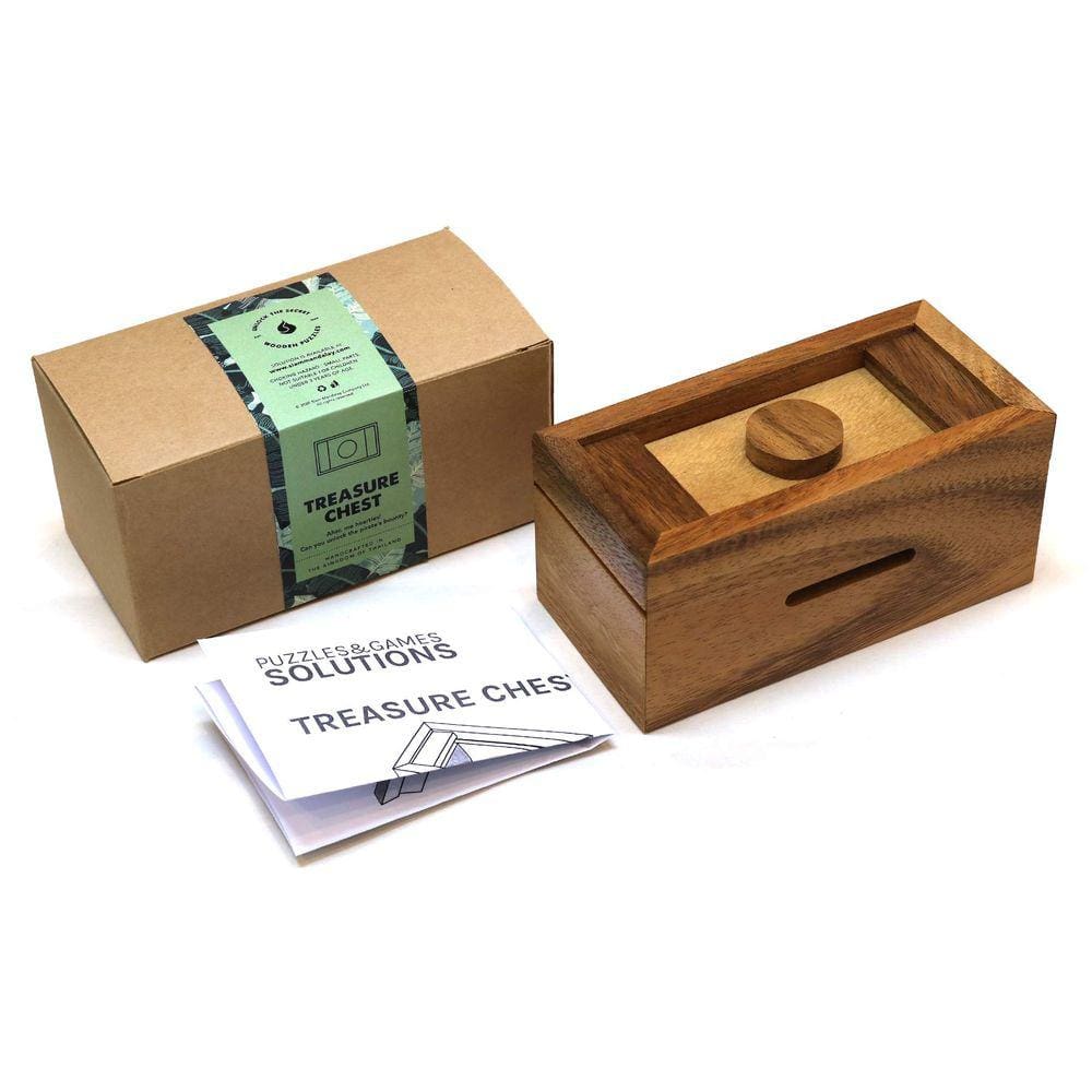 Jogo Treasure Chest Puzzle Lock Box SiamMandalay para crianças
