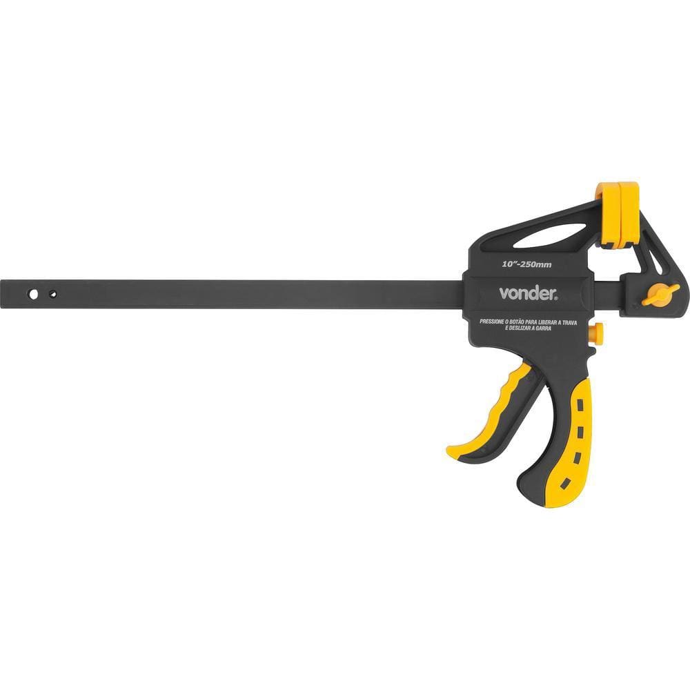 Grampo Tipo Sargento de Aperto Rápido 10” Ga 610 - Vonder