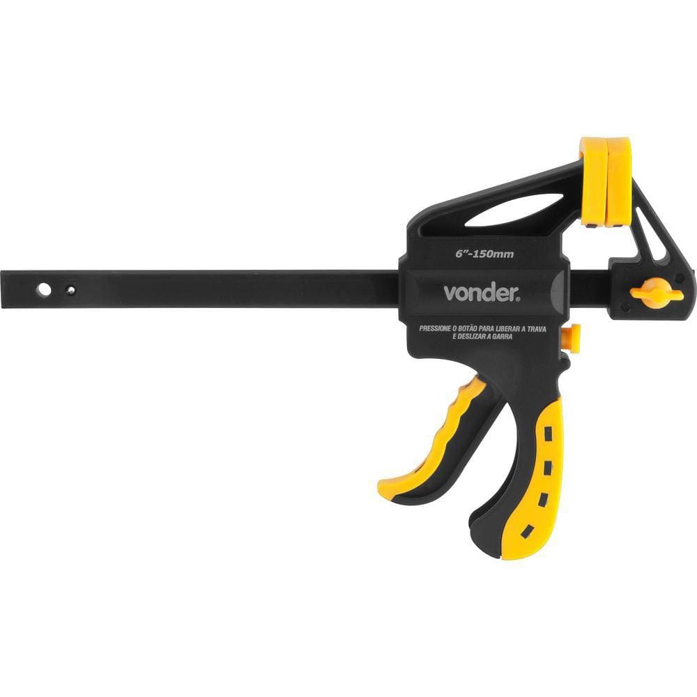Grampo Tipo Sargento de Aperto Rápido 6” Ga 606 - Vonder