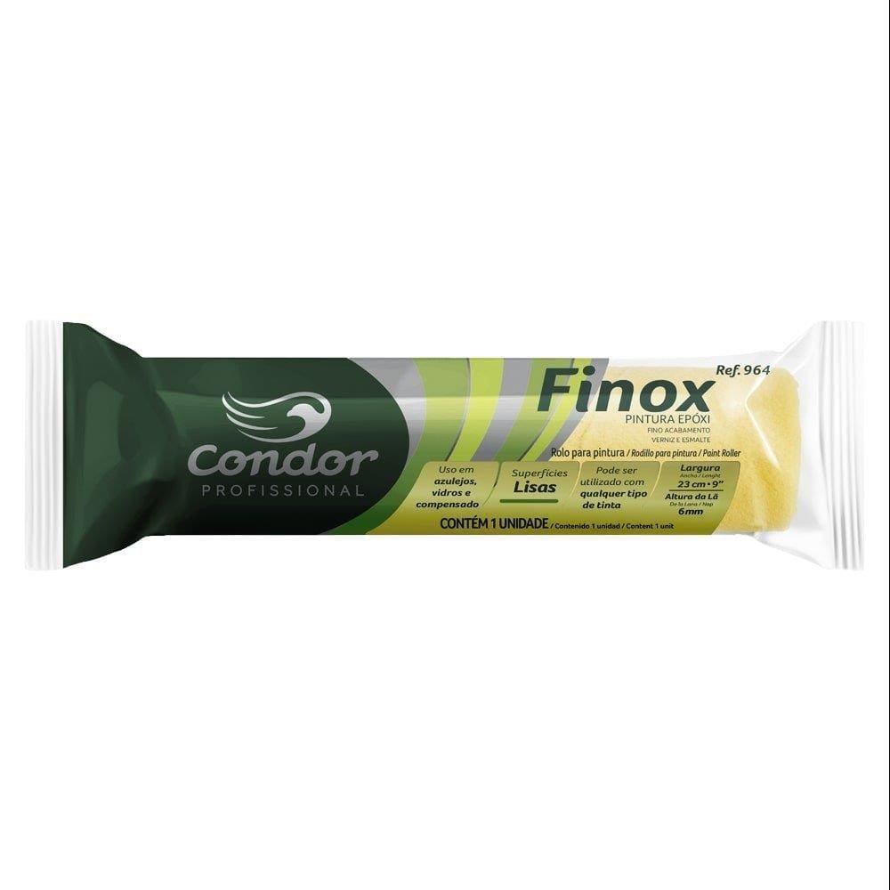 Rolo La Sintetica Baixa Condor Finox 964 23Cm Sem Suporte