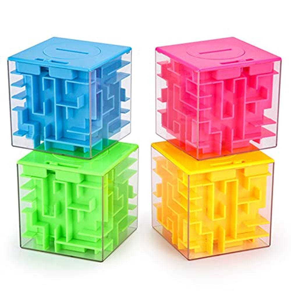 Caixa de quebra-cabeça Money Maze Marstoy Money Holder para crianças/adultos