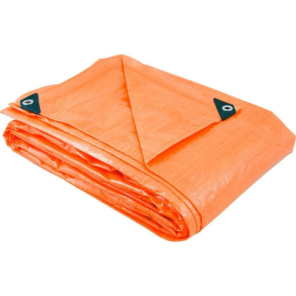 Lona polietileno 4x3m laranja 150 micras média - Vonder