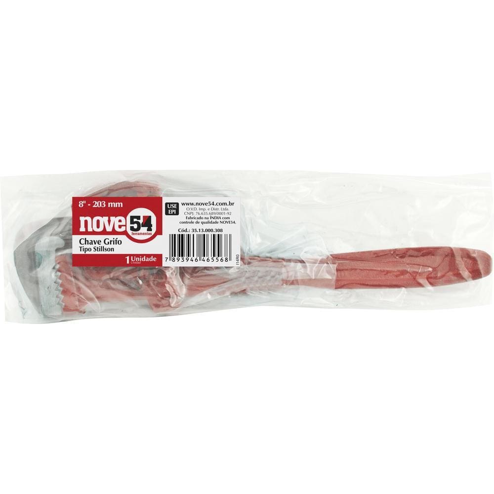 Chave grifo para cano 14” stillson aço forjado - Nove54