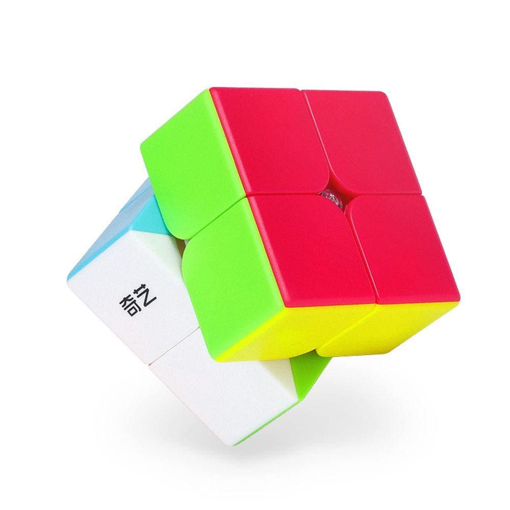 Quebra-cabeça Speed Cube Julysgift 2x2 sem adesivo Magic Cube 2