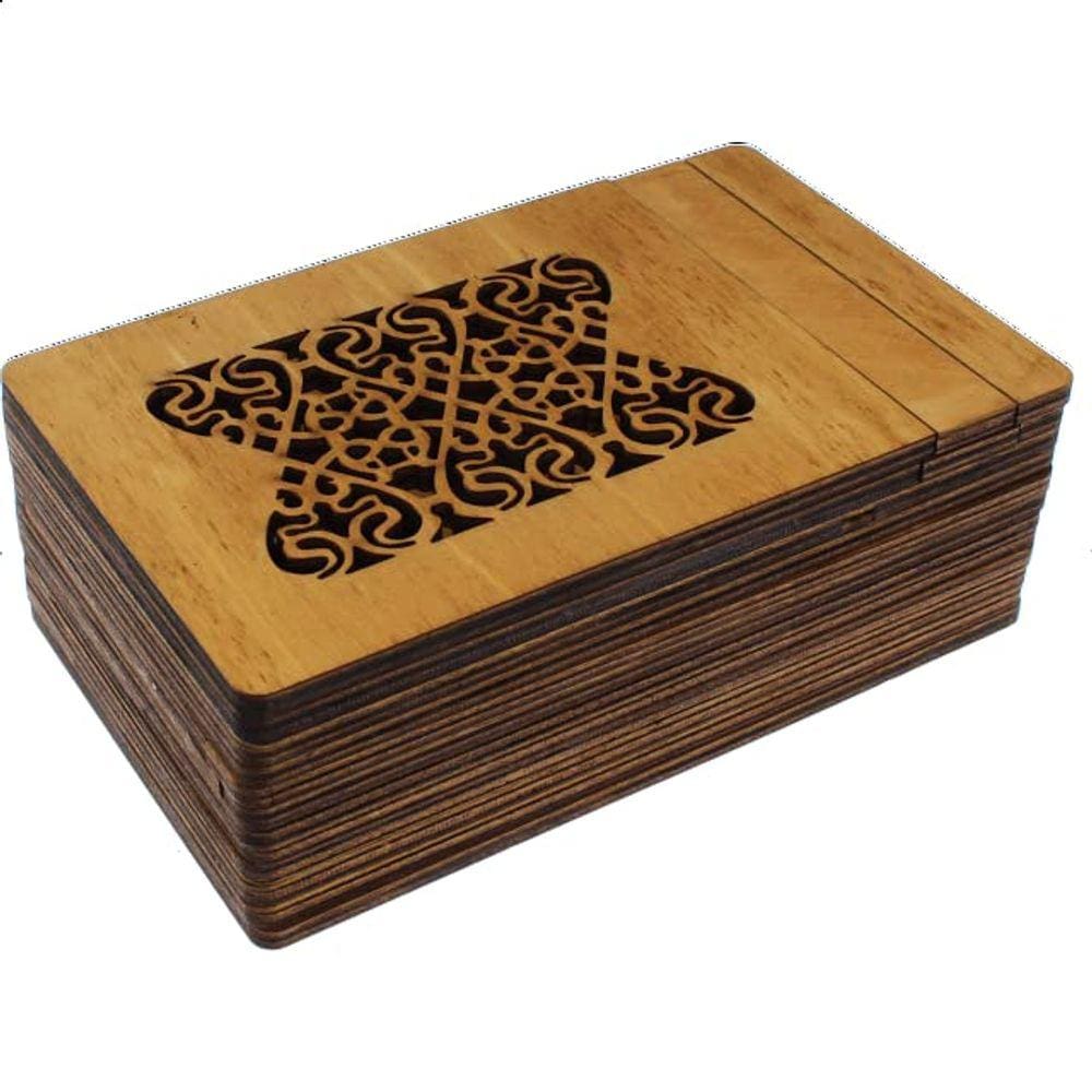 Caixa de quebra-cabeça Puzzle Master Navia Maze Style Polywood