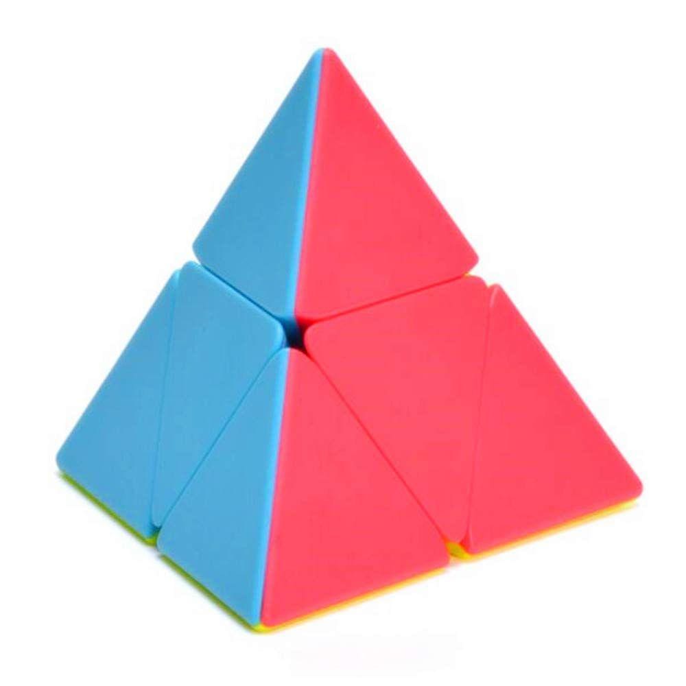 Puzzle Cube CuberSpeed Pyramorphix Stickerless Bright 2x2