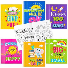 Livro de colorir Bzaber Inspirational Quotes Kids 24 unidades