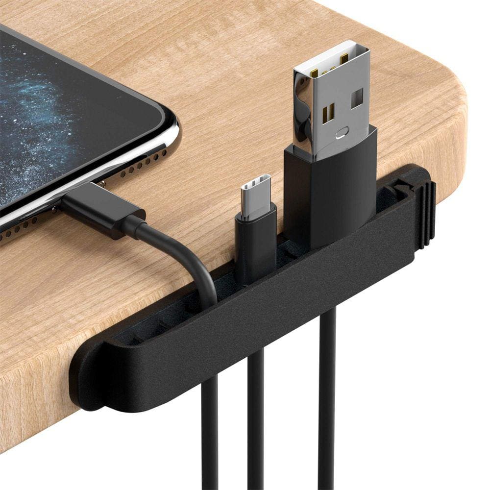 Clipes de cabo pzoz Cord Organizer Charger Cable Management 3 P