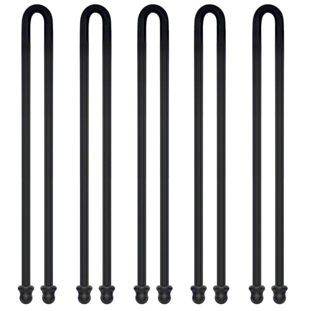 Alças de braçadeira de cabo NICO SEE WONDER Silicone de 18 polegadas (5 unidades)
