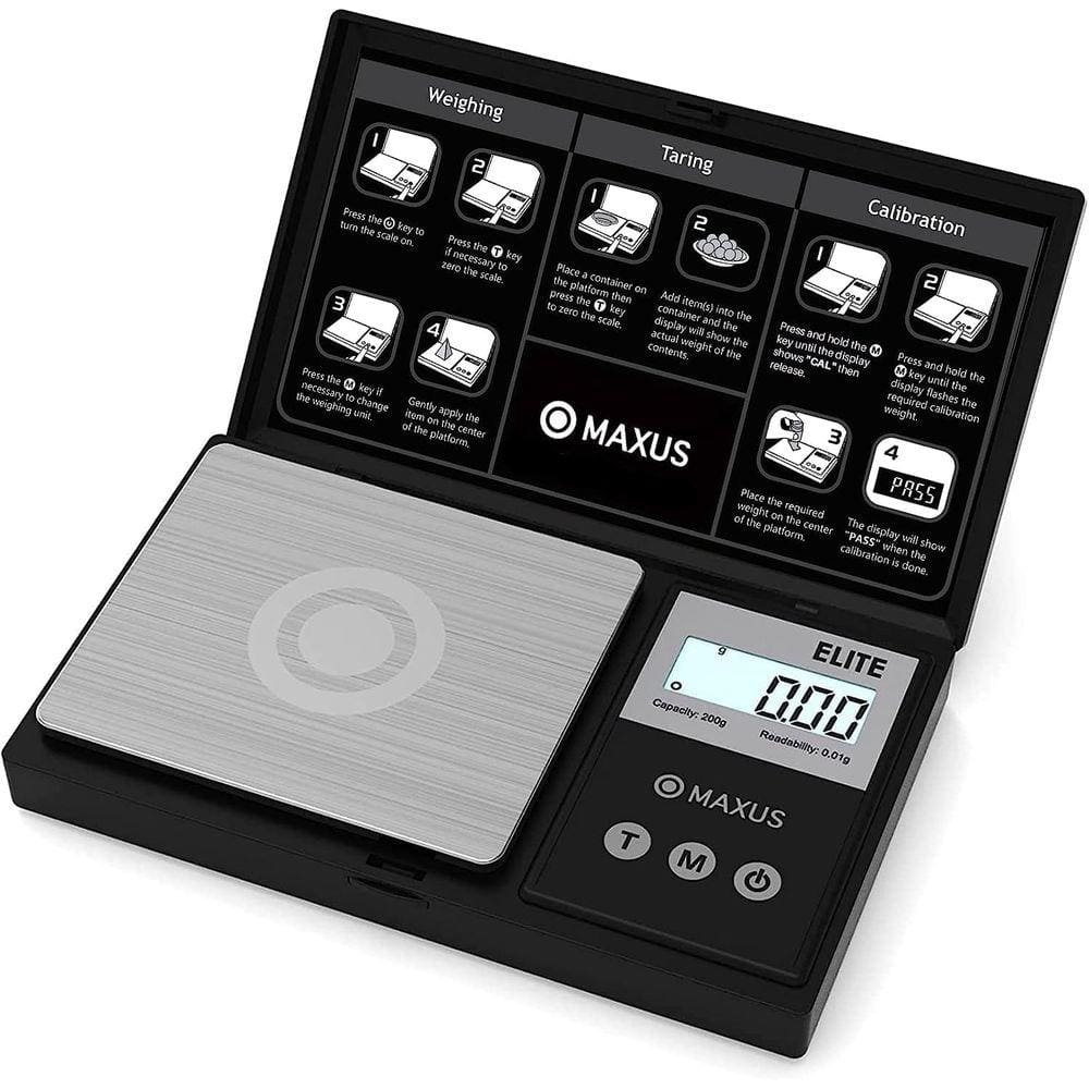 Balança de bolso MAXUS Precision 200g x 0,01g LCD digital