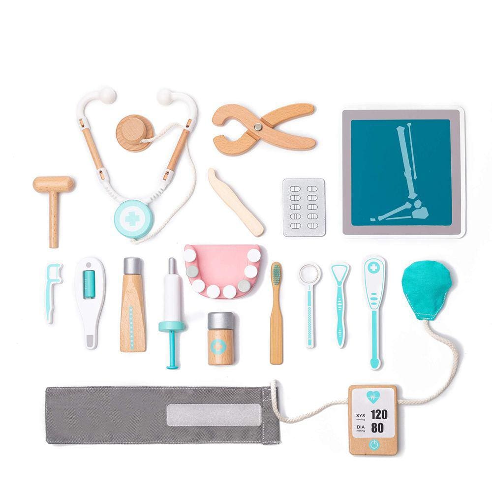 Conjunto Doctor Play UMU 18 unidades para crianças pequenas com kit de dentista 3+ Ye