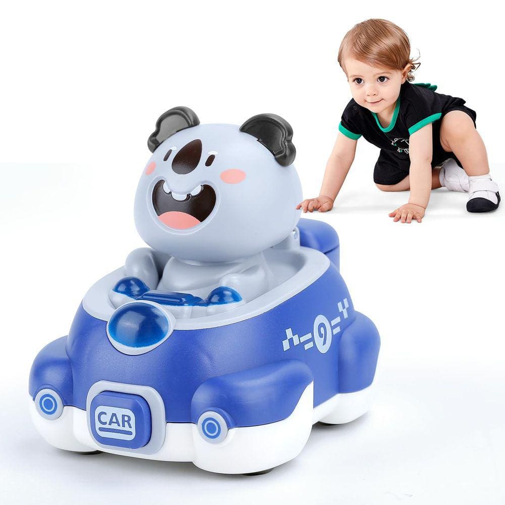 Carro de brinquedo PHEENOWL Animal para crianças de 1 a 3 anos Bounce BobbleH
