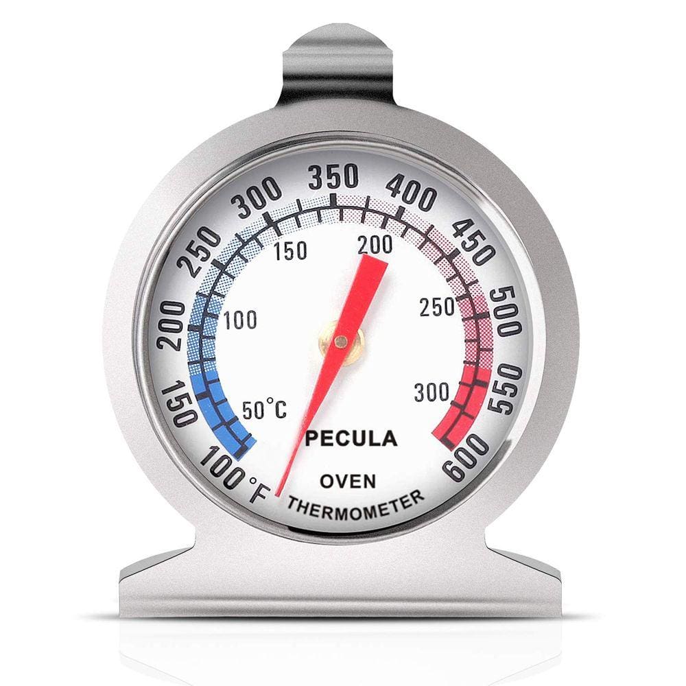 Termômetro de forno PECULA 50-300°C/100-600°F em aço inoxidável