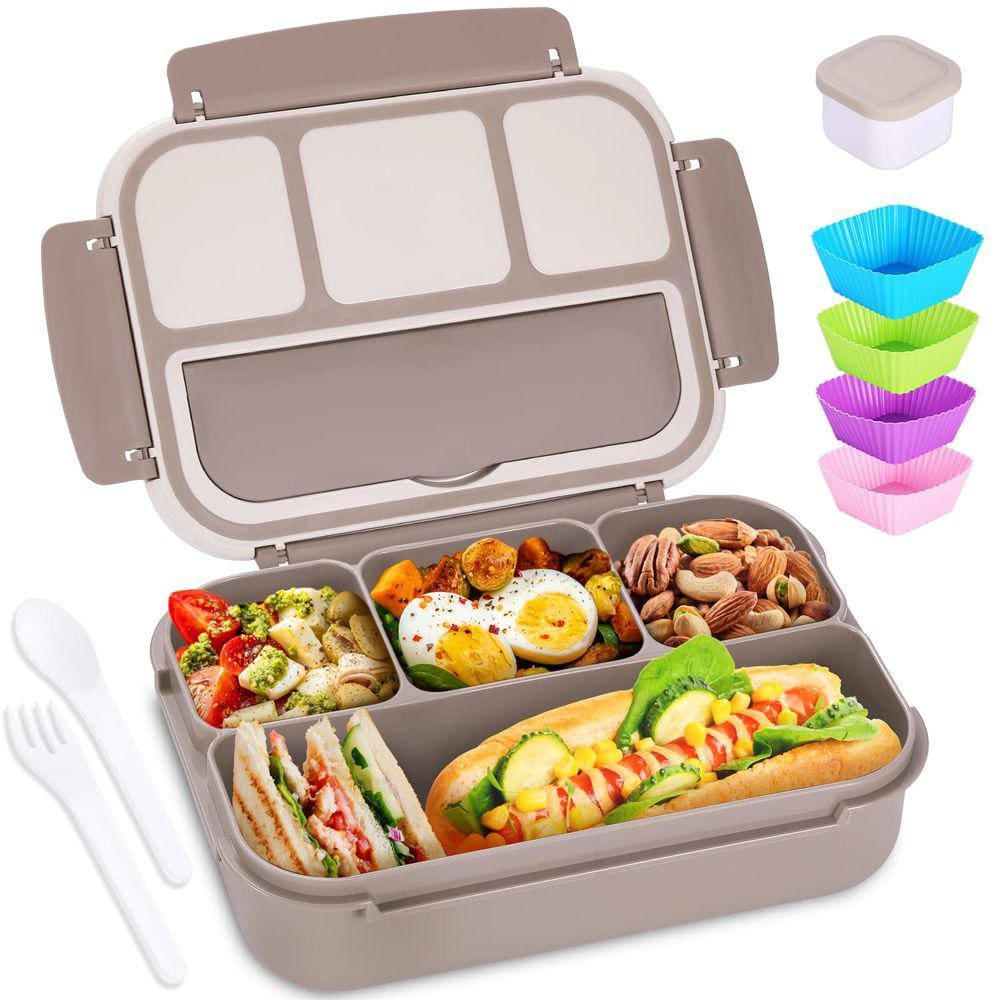 Lancheira Bento Box Shell and Turtle 1200 ml com utensílio
