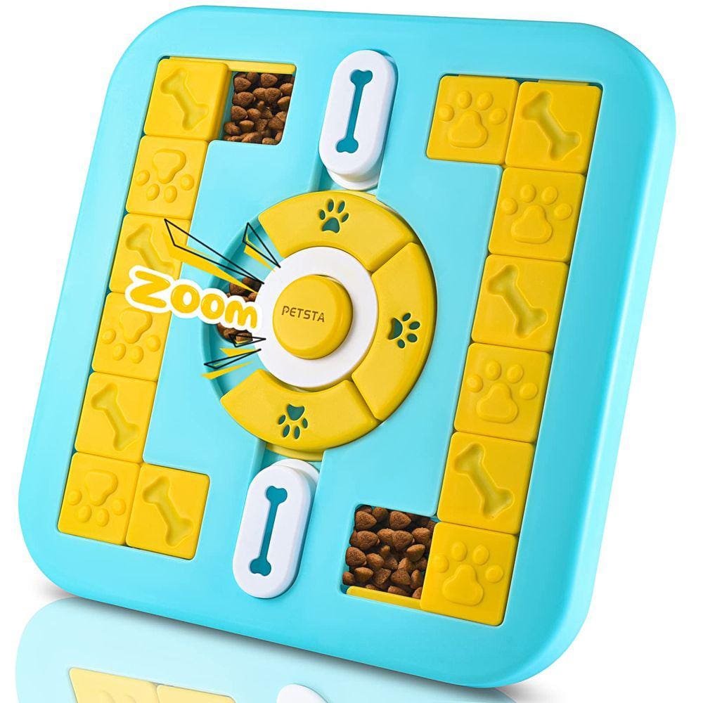 Puzzle Toy PETSTA Squeaky Treat Dispensador para cães e gatos