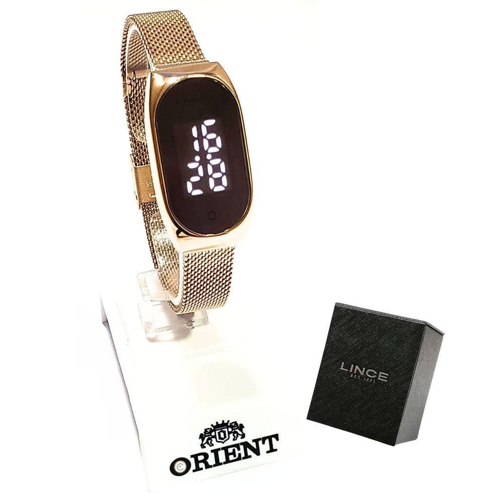 Relógio Lince Feminino Digital Led Rosé LDR4706LRXRX