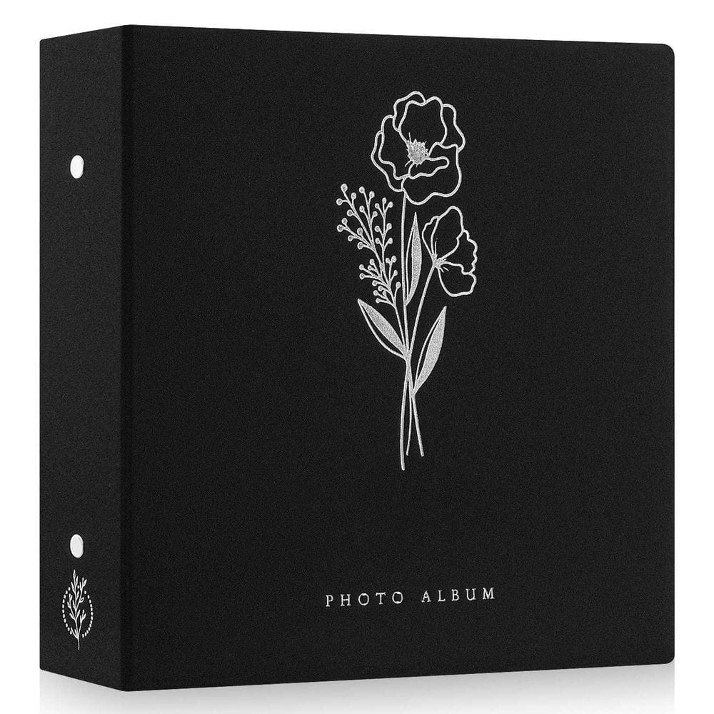 Álbum de fotos Lanpn 10x15cm, 600 bolsos, capa de linho preta