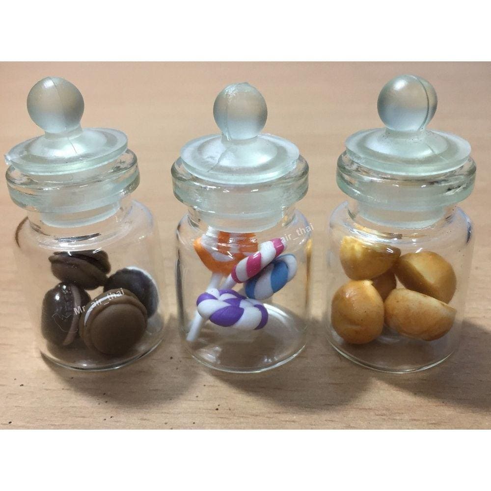 Conjunto de comida em miniatura Mr_air_Thai_Miniature Chocolate Cookie Cat