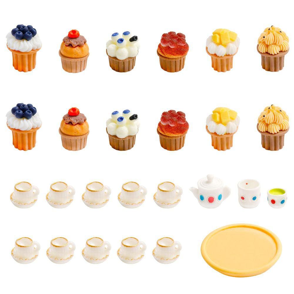Conjunto de decoração de cozinha para alimentos em miniatura Aydinids 26 unidades 1:12