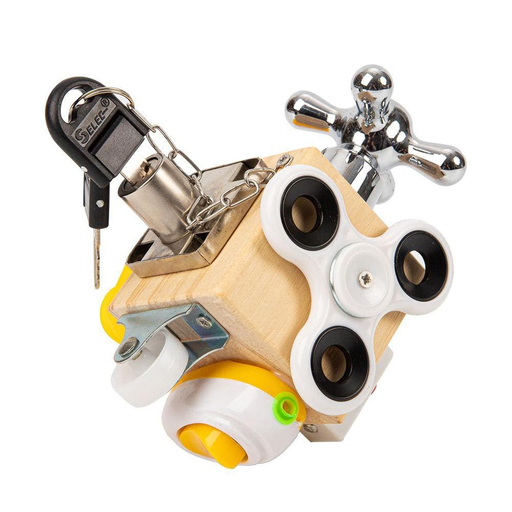 Brinquedo Sensory Busy Cube lonfypeng Busy Cube para crianças de 3 anos ou mais