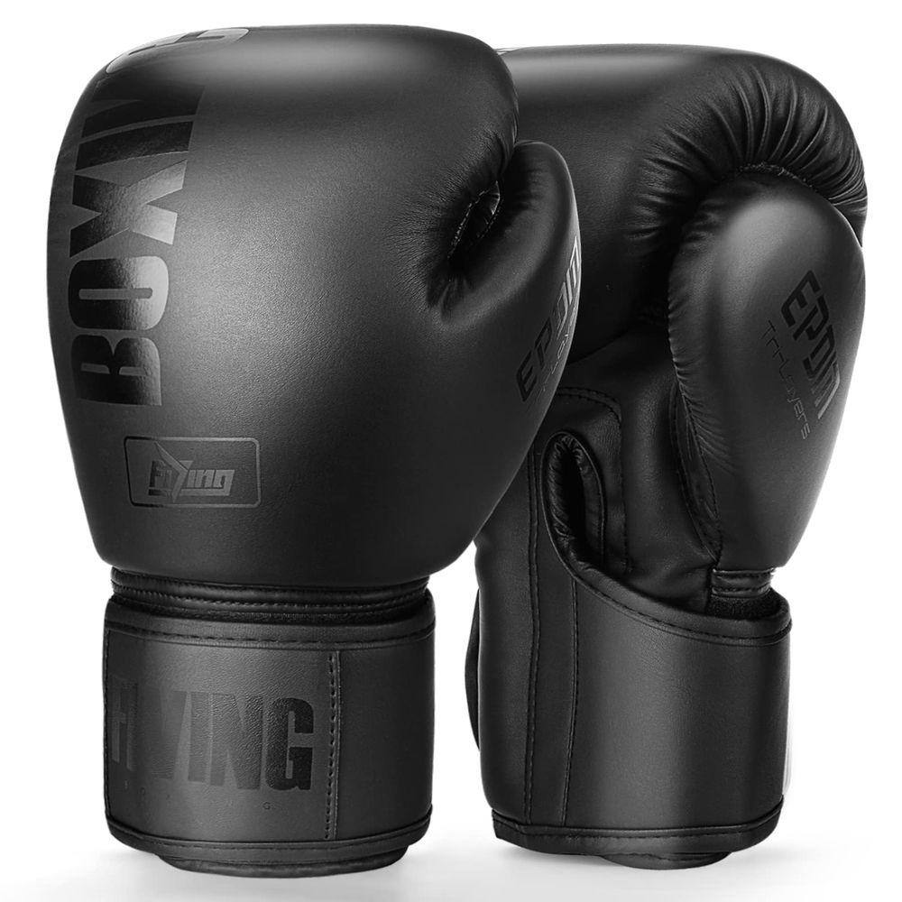 Luvas de boxe FIVING para homens e mulheres pretas 300mL