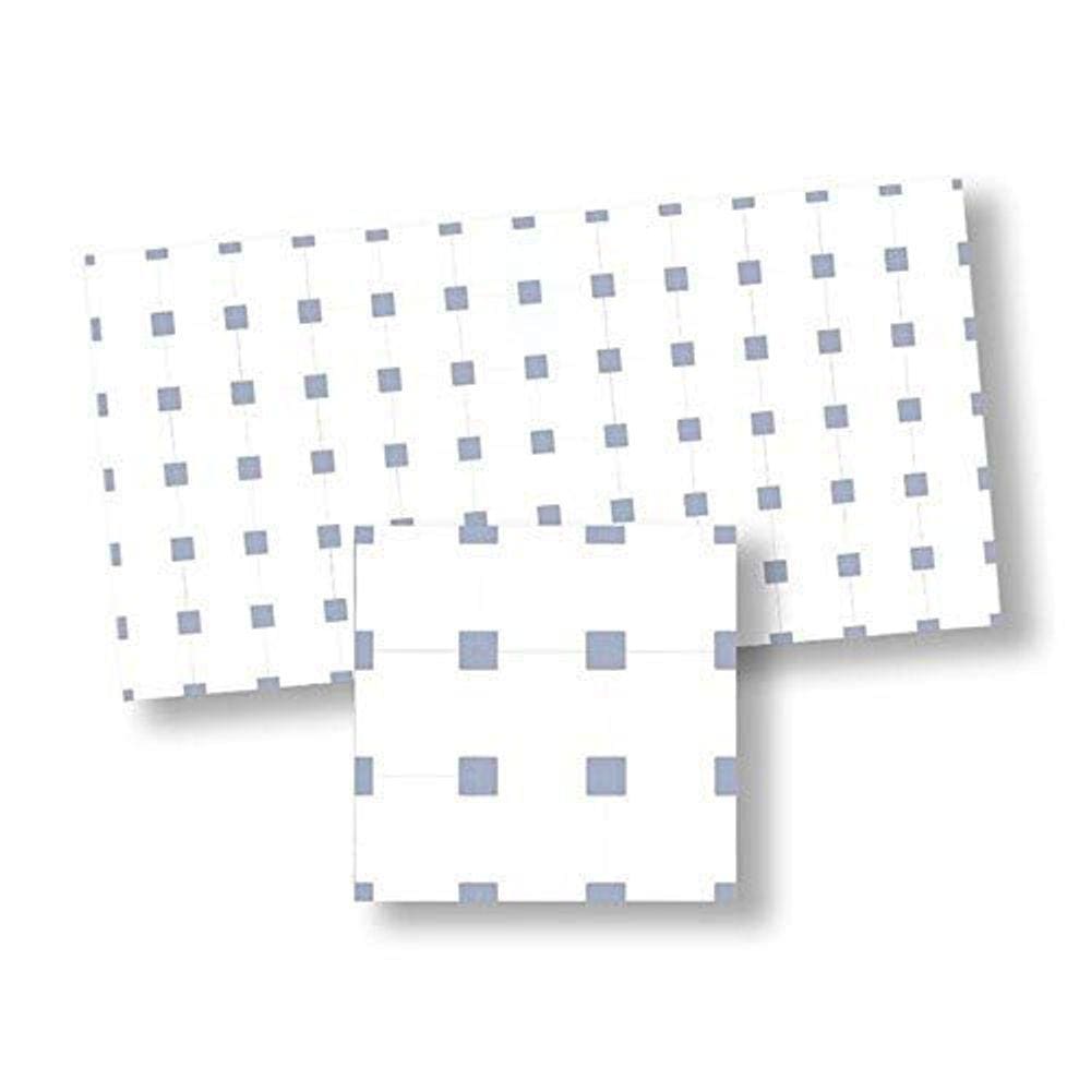Folha de azulejo de piso Melody Jane Dollhouse azul e branco espanhol