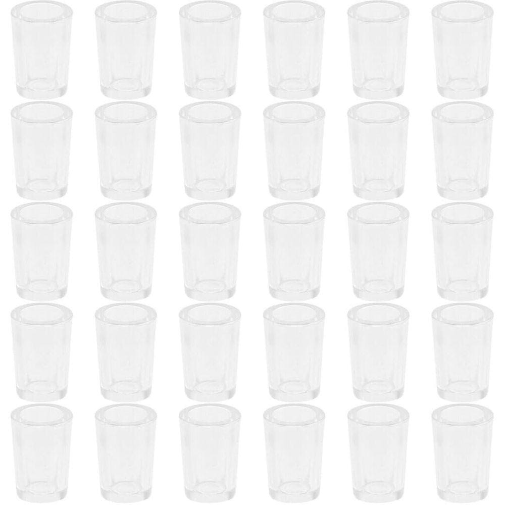 Copo em miniatura Abaodam 30 unidades de plástico transparente para casa de bonecas