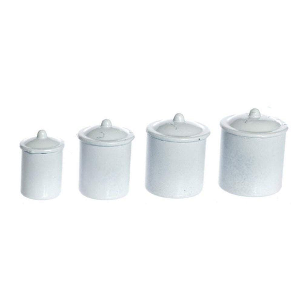Conjunto de miniaturas internacionais em vasilha para Dollhouse 1:12 Sca