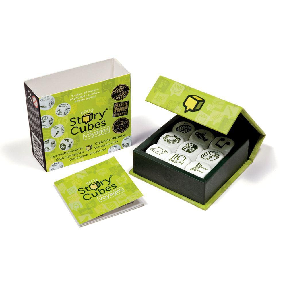 Jogo de contar histórias Zygomatic Rory`s Story Cubes Voyages