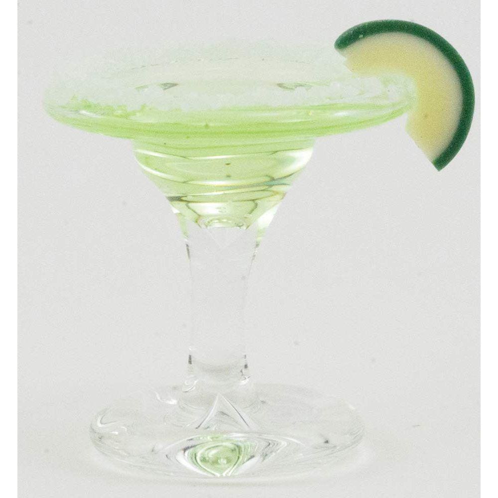 Casa de bonecas em miniatura colecionável Margarita com fatia de limão