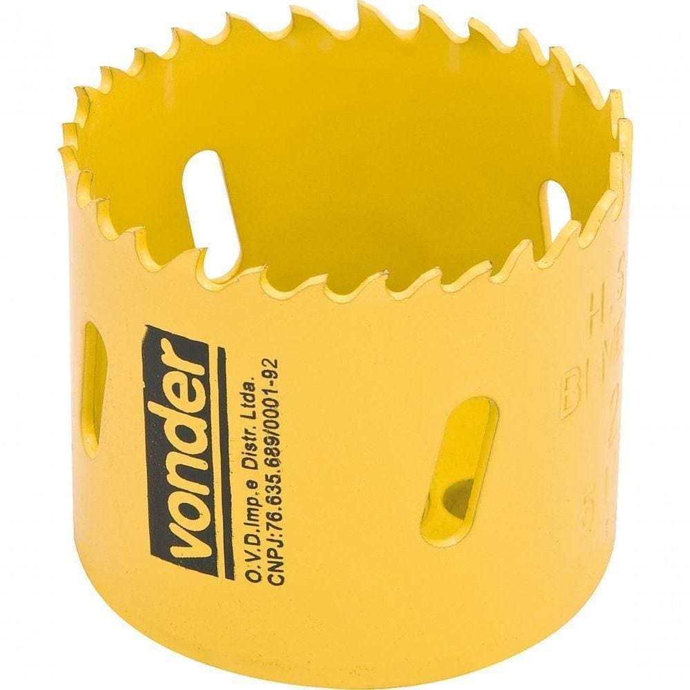 Serra Copo Aço Rápido 59mm Bimetálica Para Metal - Vonder