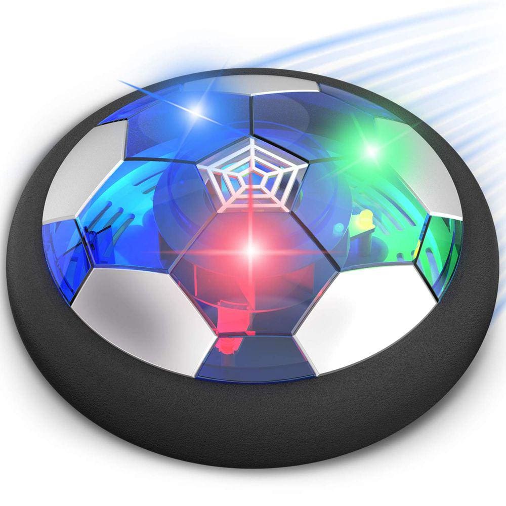 Bola de futebol Hover CUKU com luz LED para crianças e adultos
