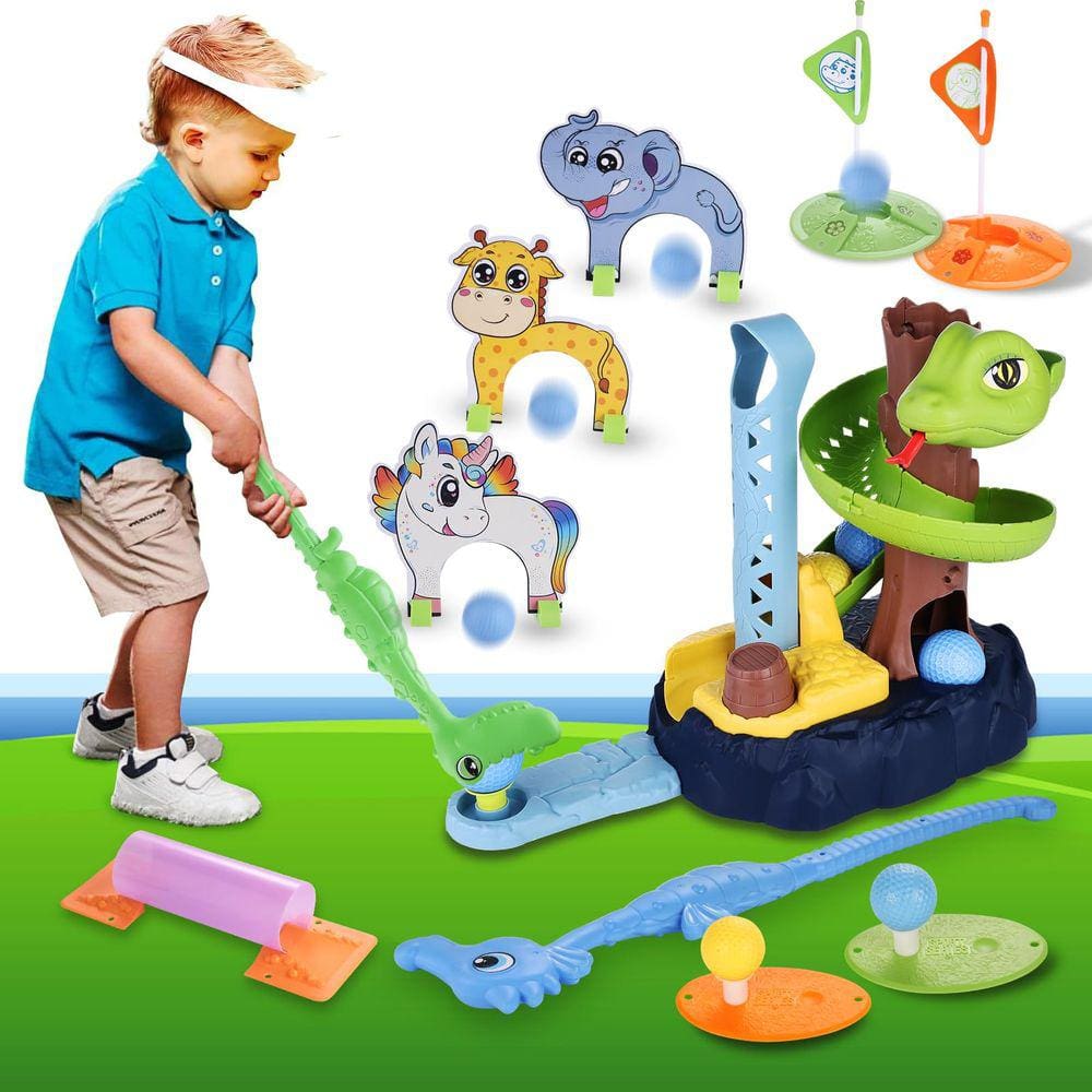 Conjunto de golfe Tysqum Upgrade Baby Golf Clubs com 6 bolas e 2 palitos